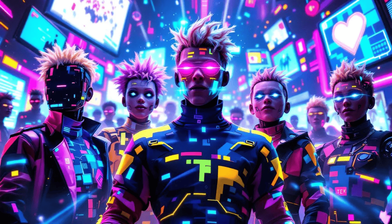 a group of people in clothing