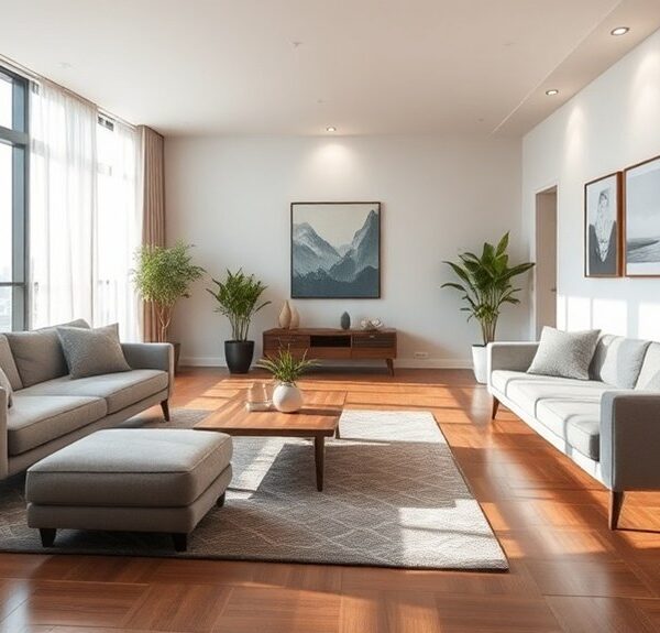 stylish 3bhk living spaces